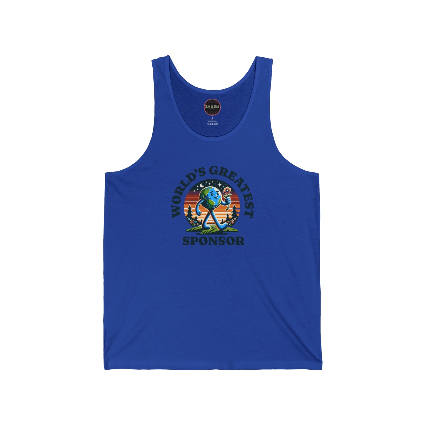 World's Greatest Sponsor Unisex Jersey Tank