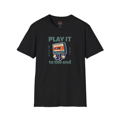 Play the tape to the End Unisex Softstyle T-Shirt