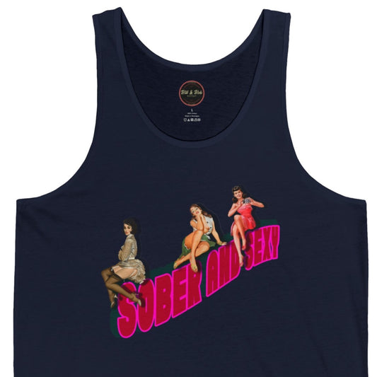 Sober and Sexy Unisex Jersey Tank