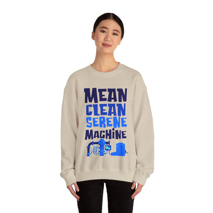 Mean Clean Serene Machine Unisex Heavy Blend™ Crewneck Sweatshirt