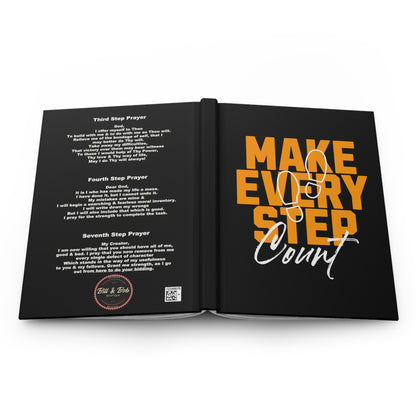 Make Every Step Count Hardcover Journal Matte