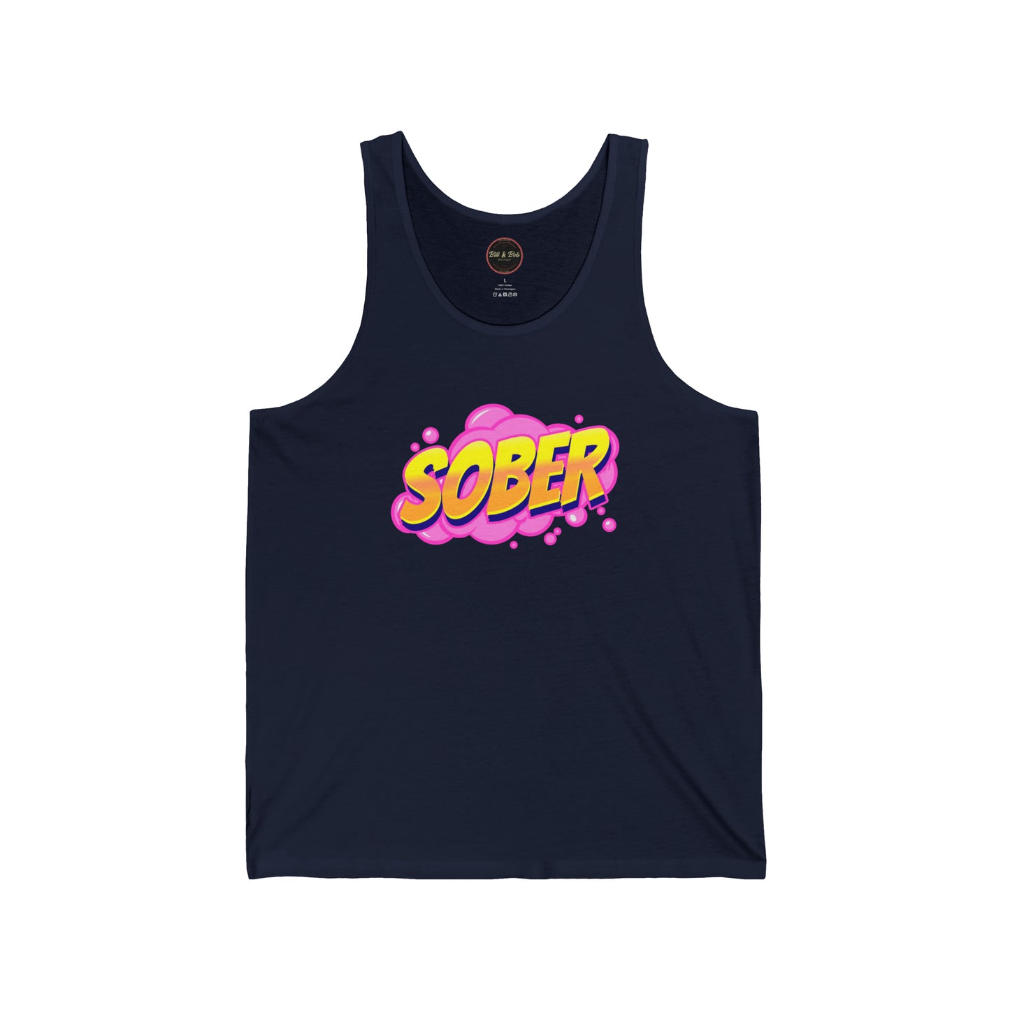 Sober Unisex Jersey Tank