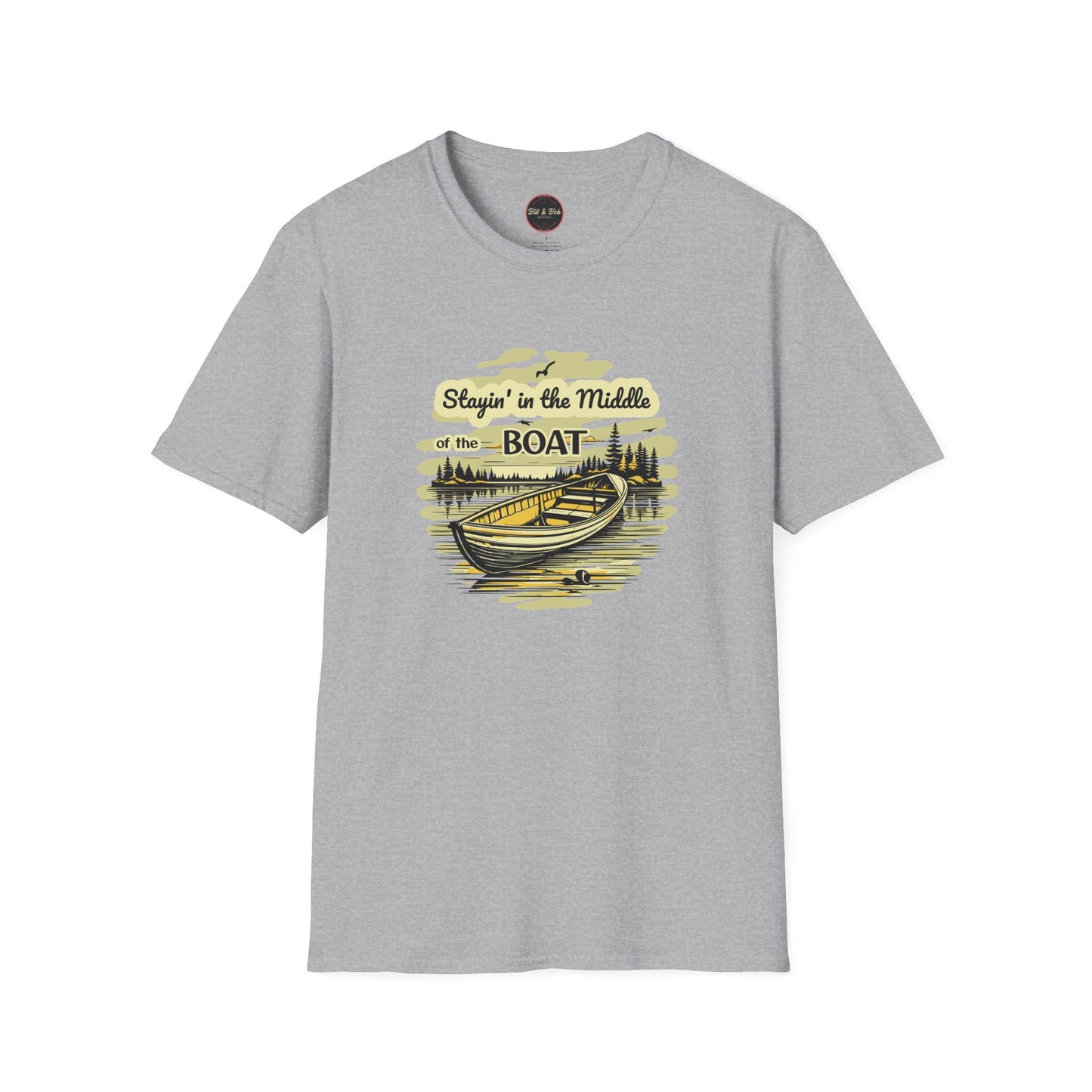 Middle of the Boat Unisex Softstyle T-Shirt