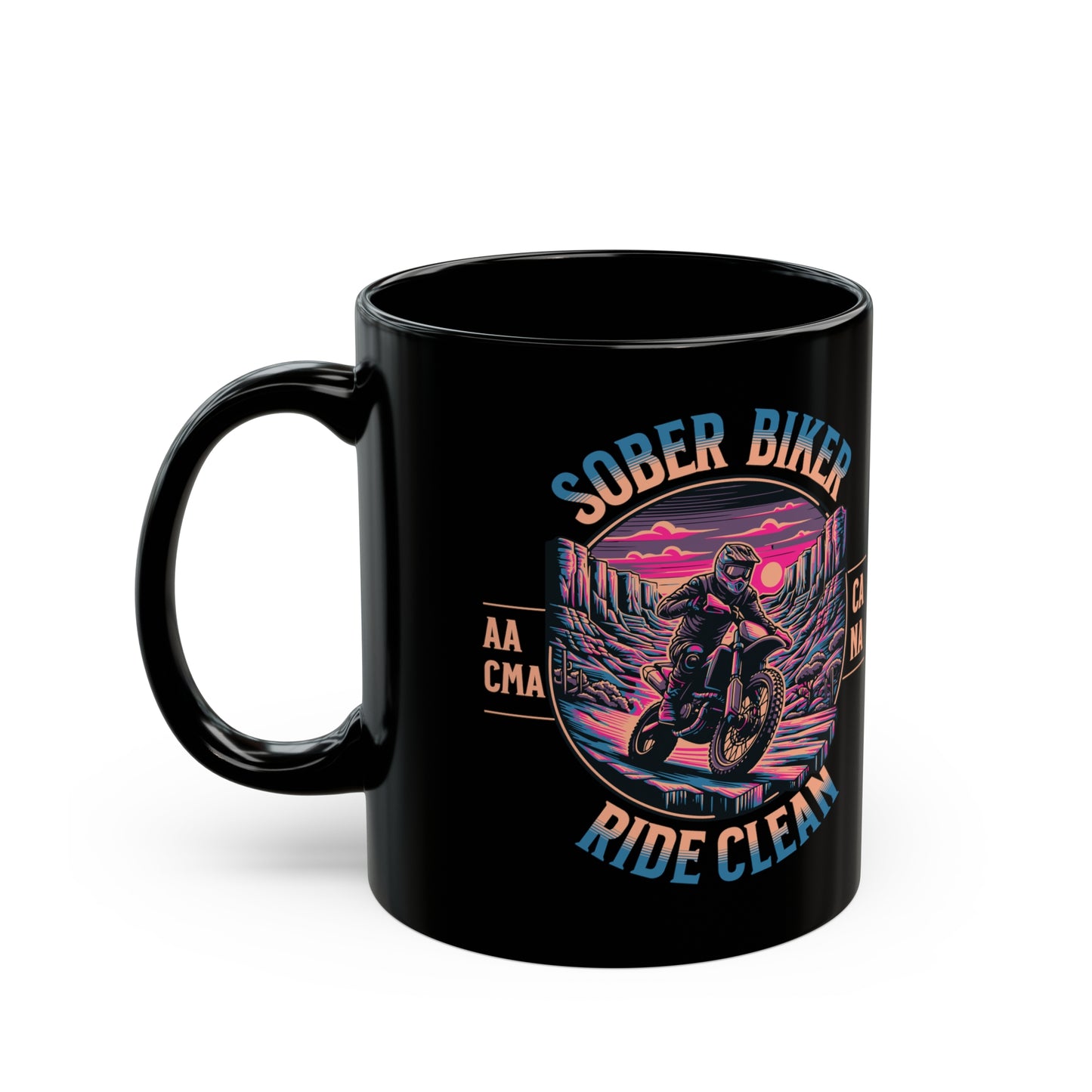 Sober Biker Black Mug (11oz, 15oz)