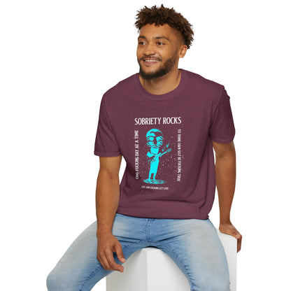 Sobriety Rocks Unisex Softstyle T-Shirt