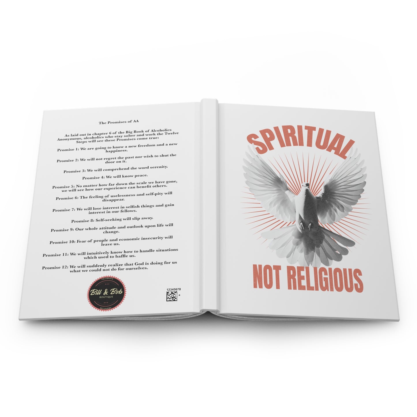 Spiritual not Religious Hardcover Journal Matte