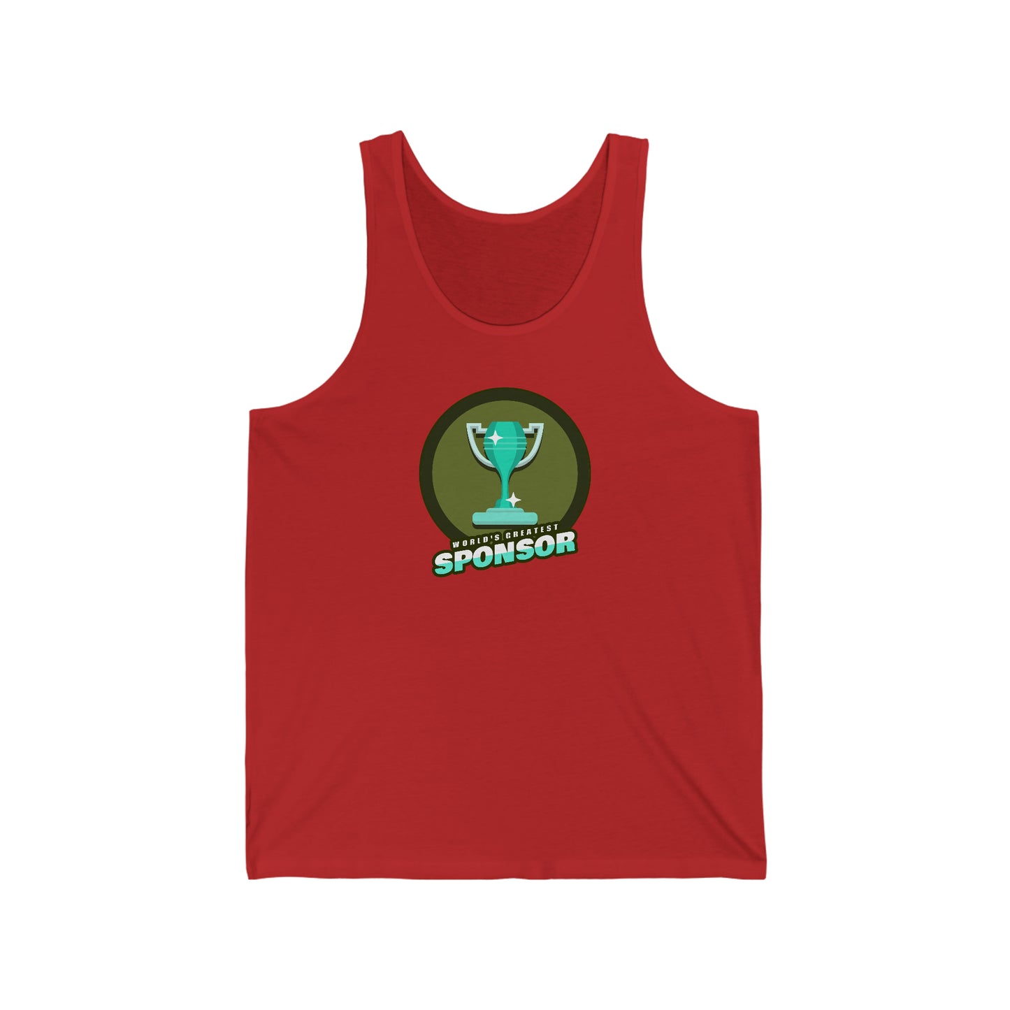 World's Greatest Sponsor Unisex Jersey Tank