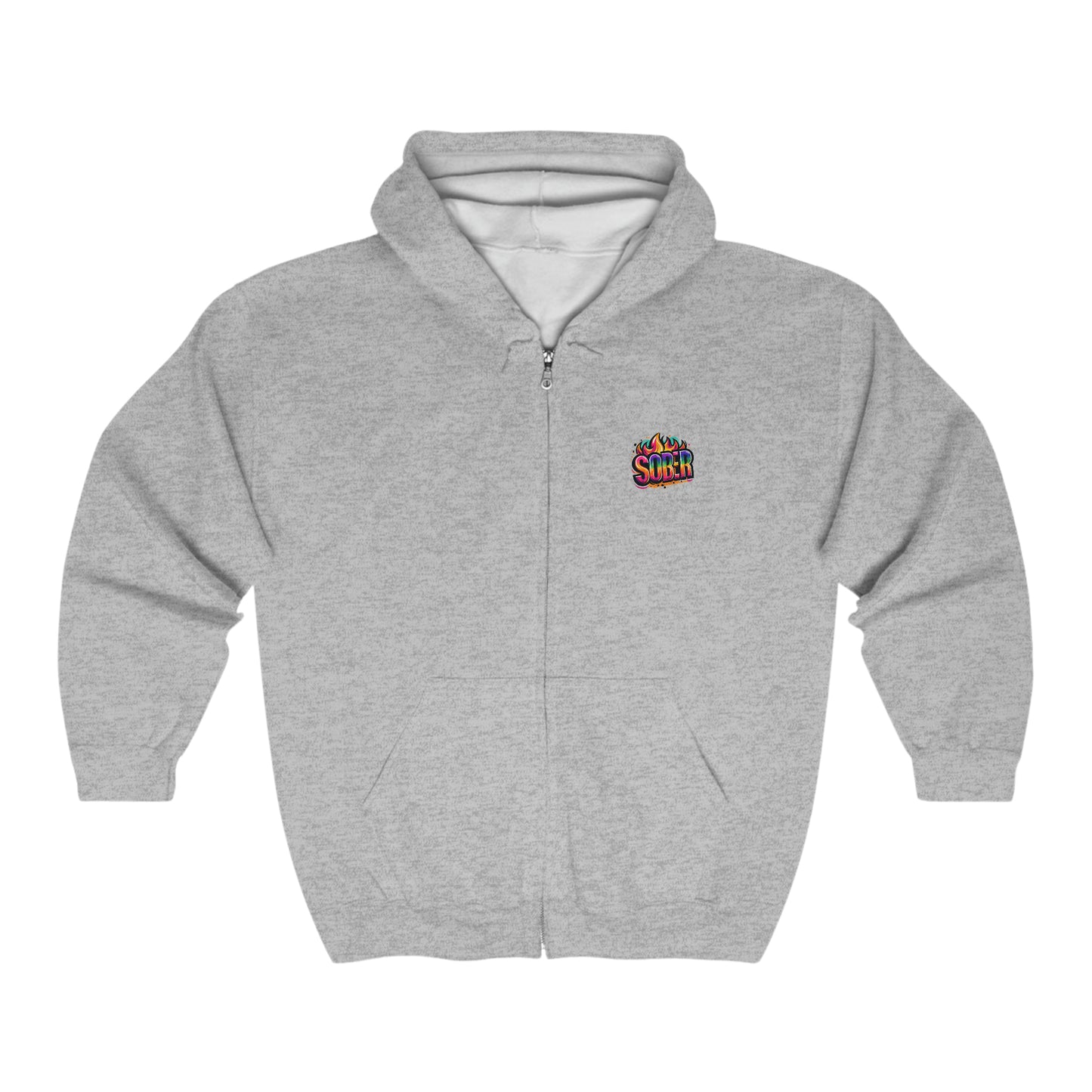 Sober Unisex Heavy Blend™ Full Zip Hooded Sweatshirt