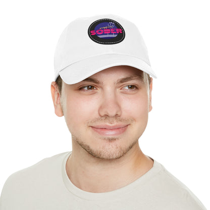 Grateful to be Sober Dad Hat with Leather Patch (Round)