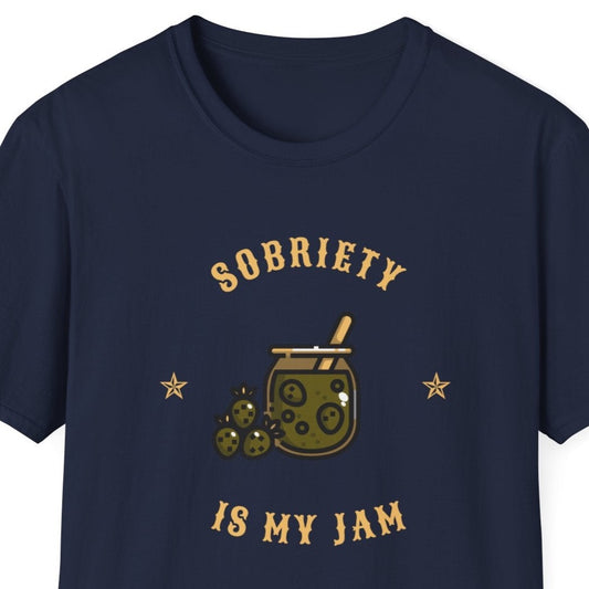 Sobriety is my Jam Unisex Softstyle T-Shirt