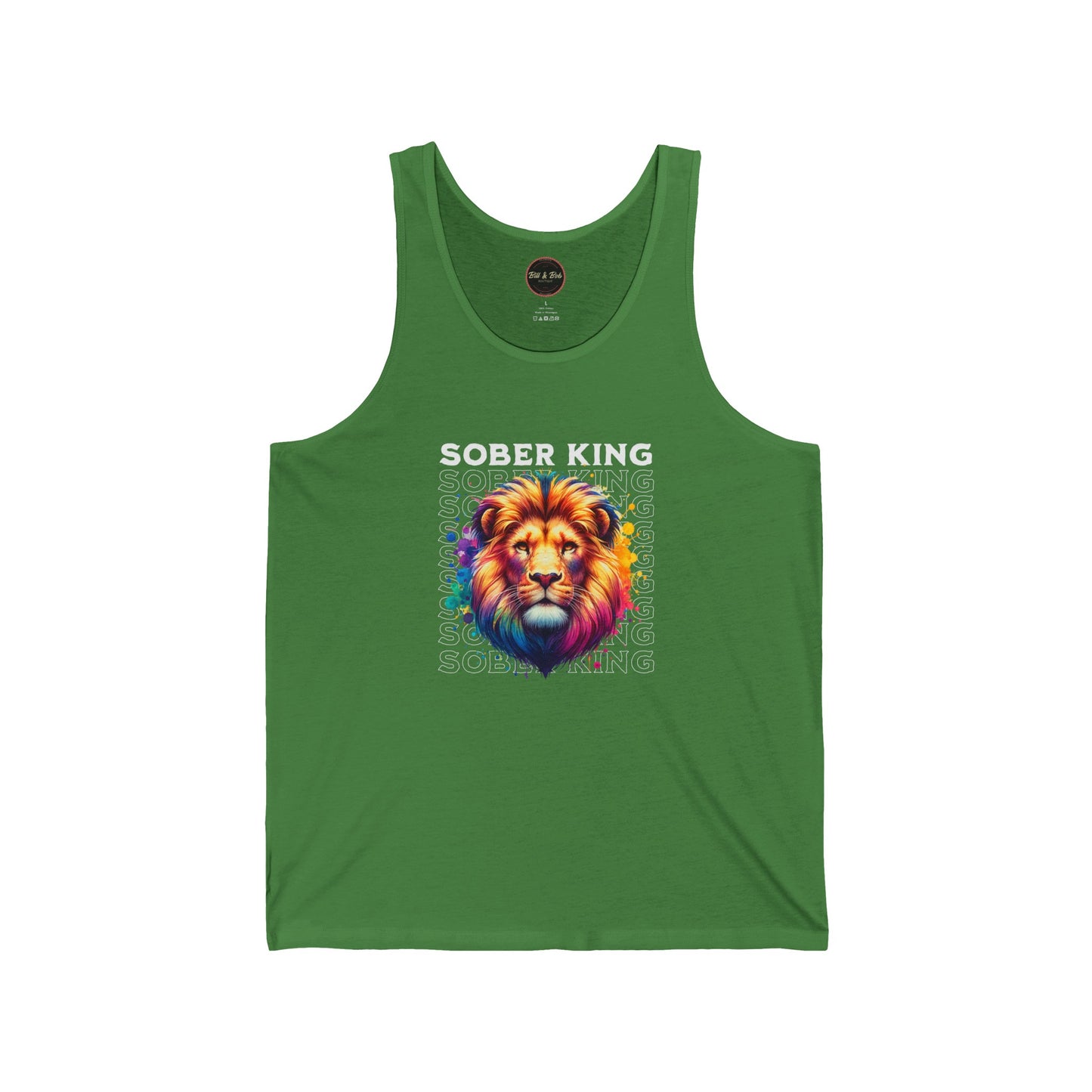 Sober King Unisex Jersey Tank