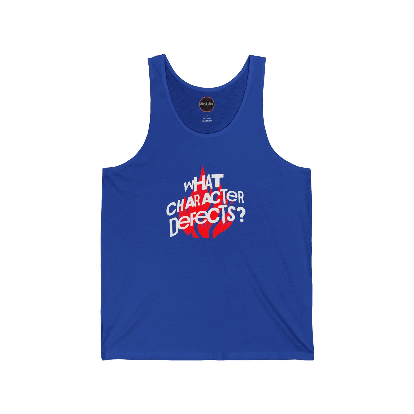 What Character Defects? Unisex Jersey Tank