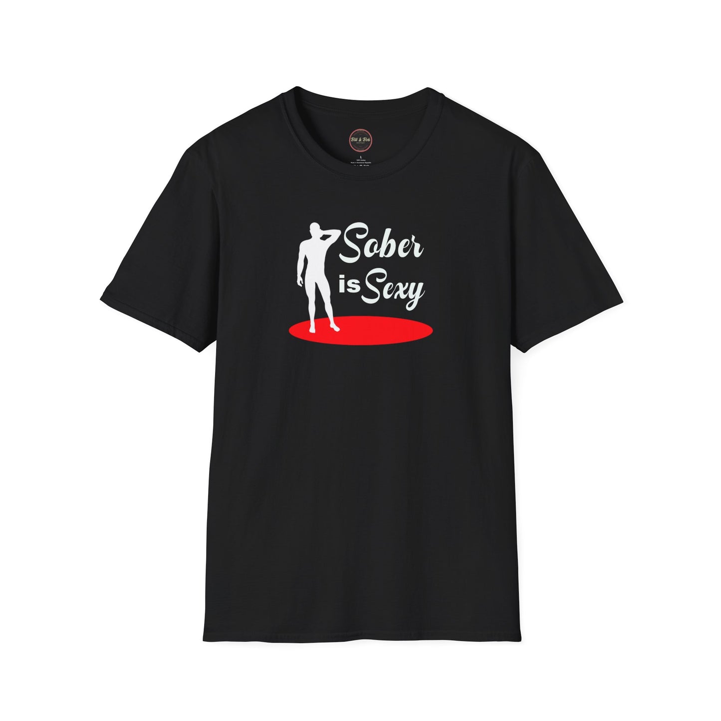 Sober is Sexy (male) Unisex Softstyle T-Shirt