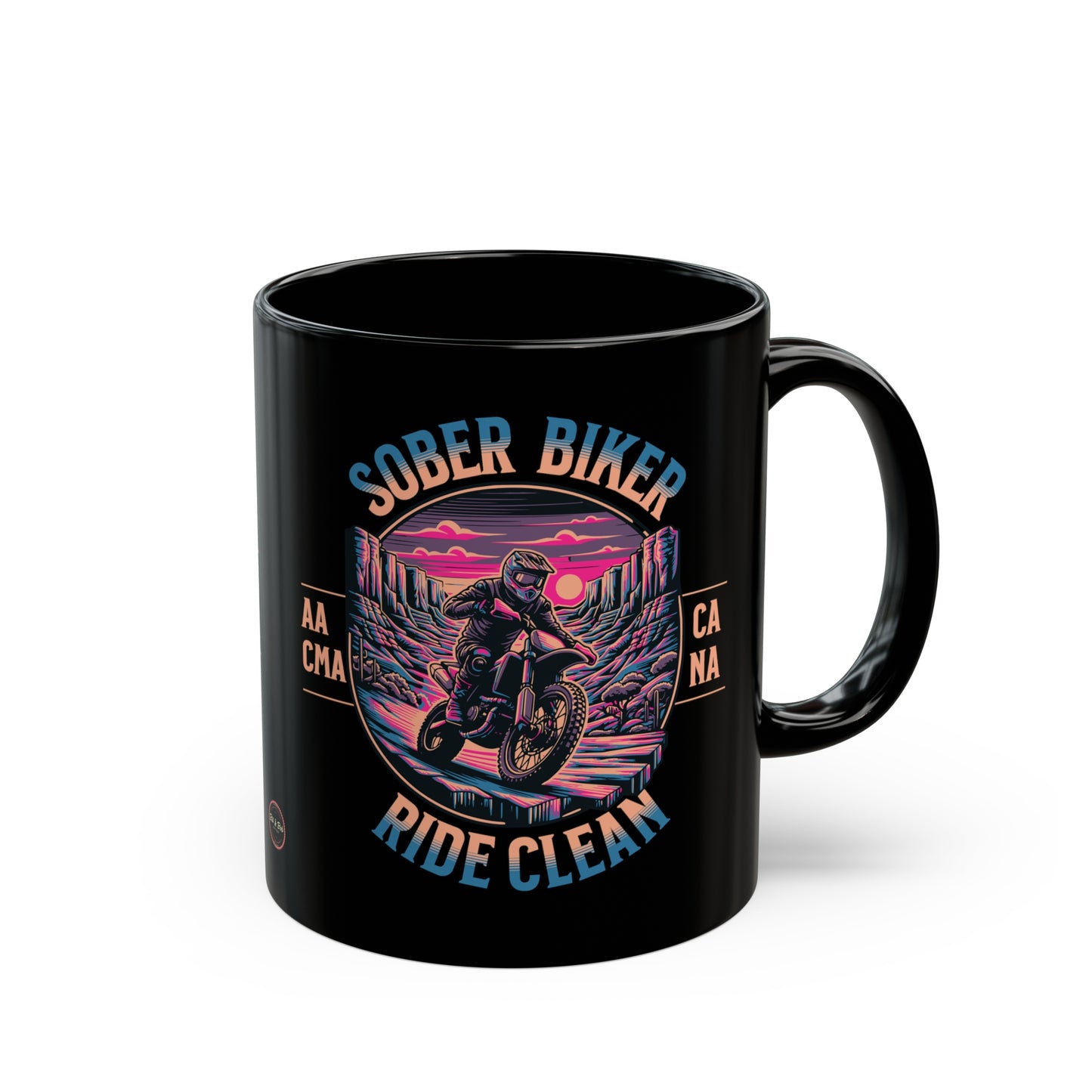 Sober Biker Black Mug (11oz, 15oz)