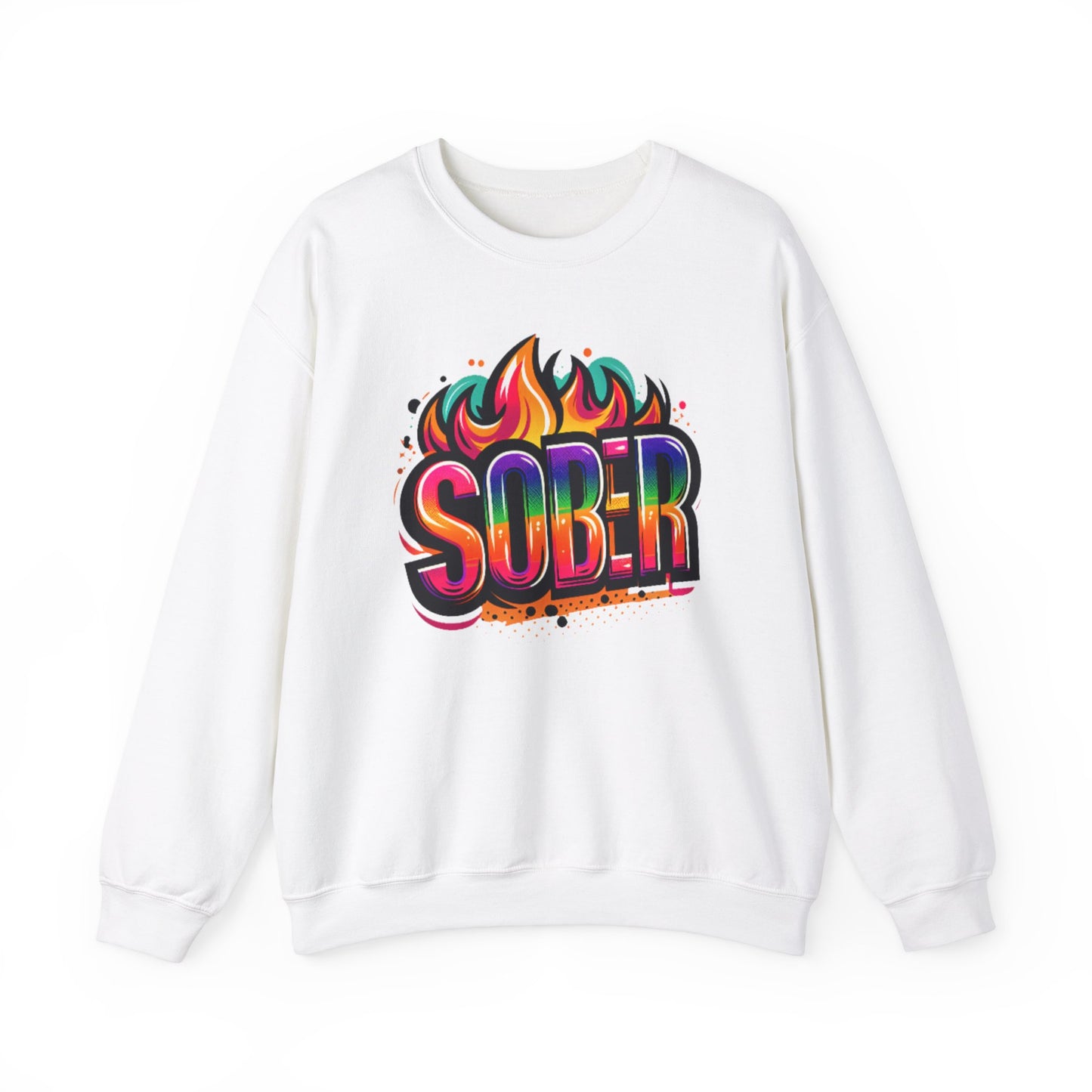 Sober Flames Unisex Heavy Blend™ Crewneck Sweatshirt