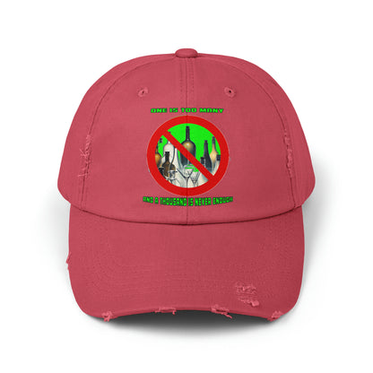 One is Too Many Unisex Distressed Cap