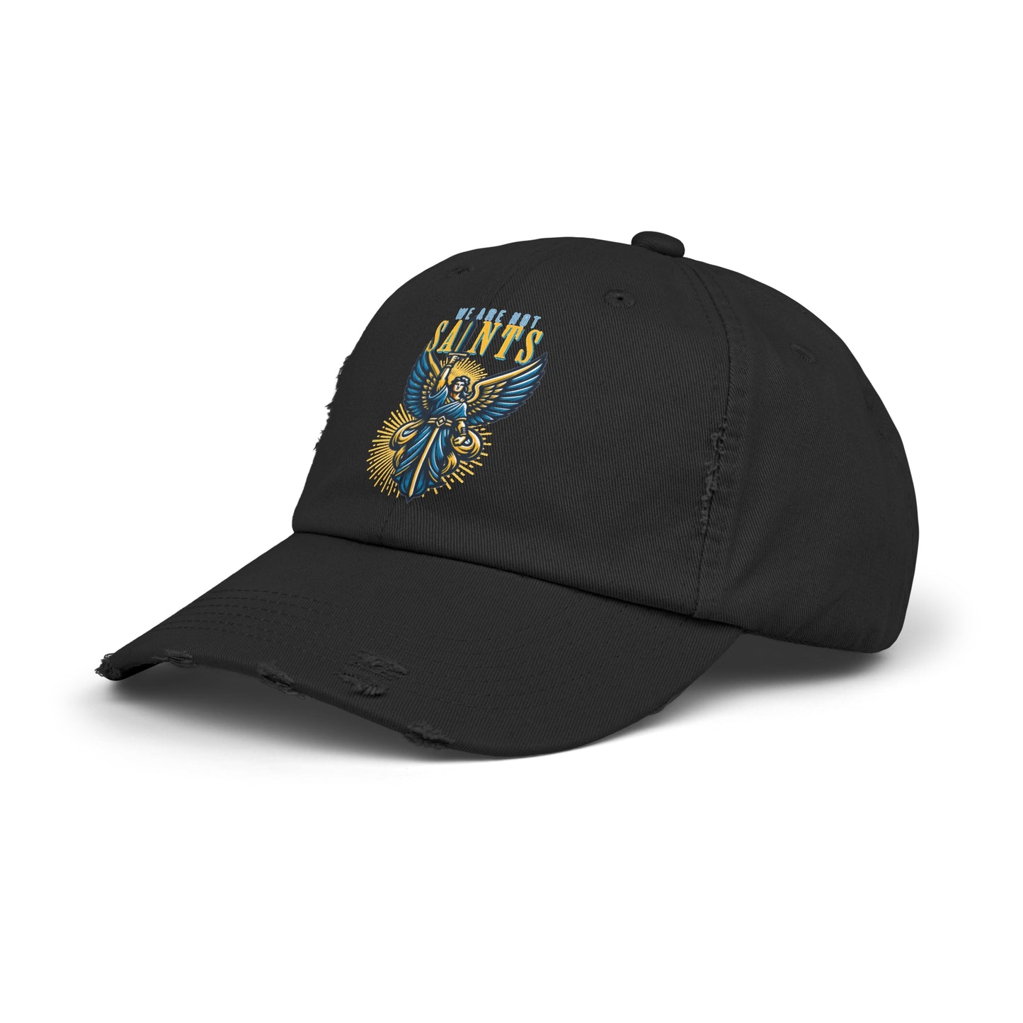 We Are Not Saints Unisex Distressed Cap