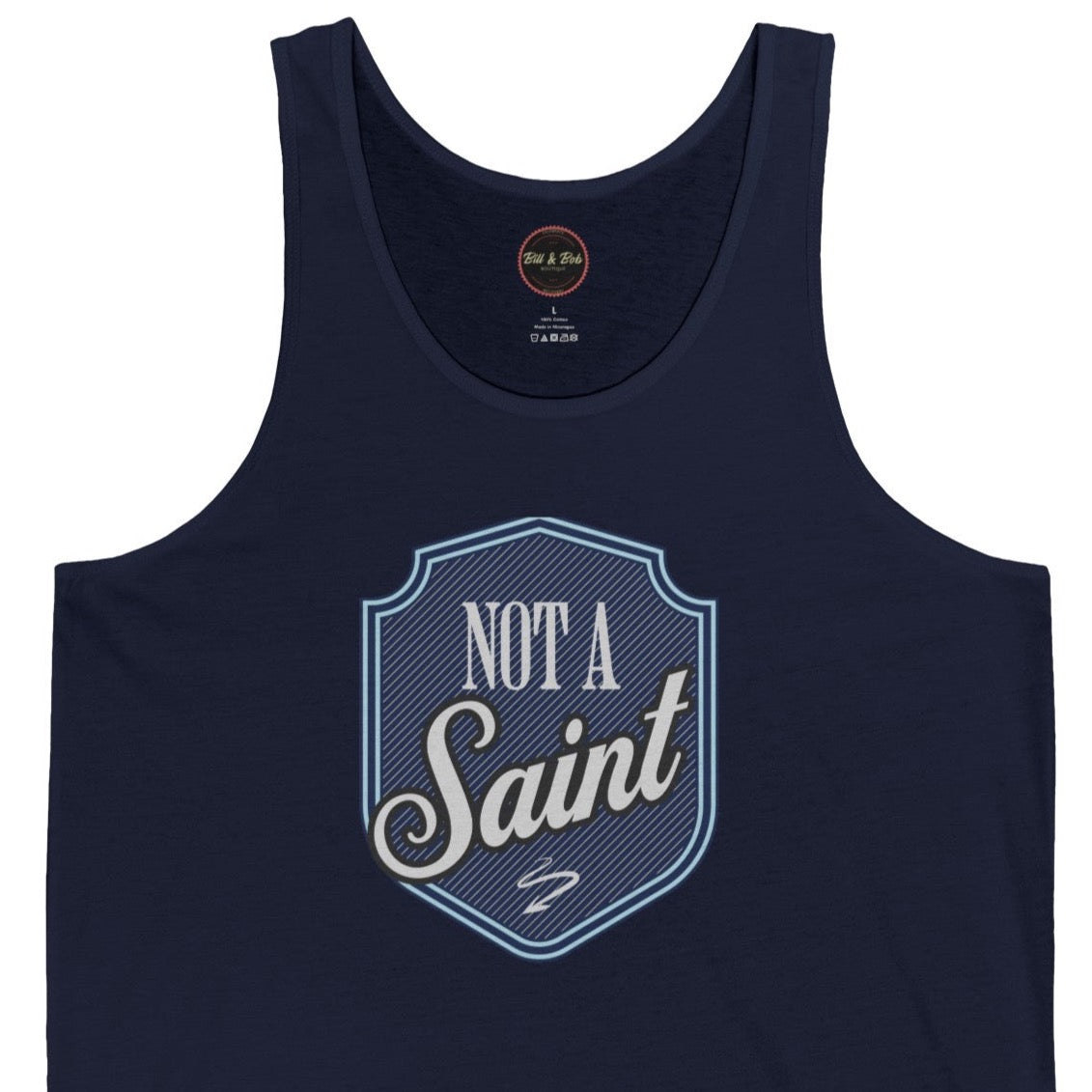 Not a Saint Unisex Jersey Tank