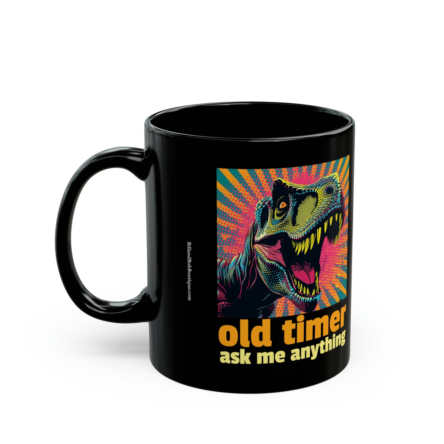 Old Timer Black Mug (11oz, 15oz)