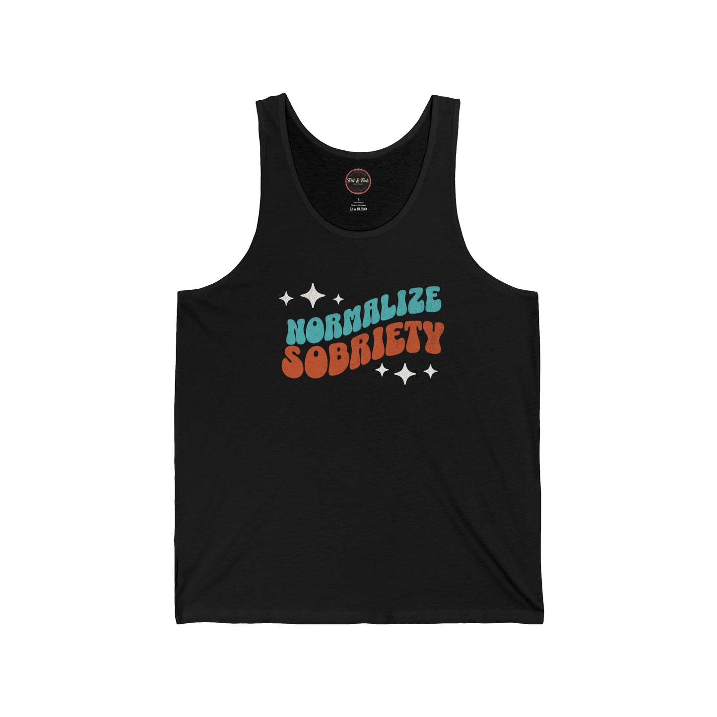 Normalize Sobriety Unisex Jersey Tank