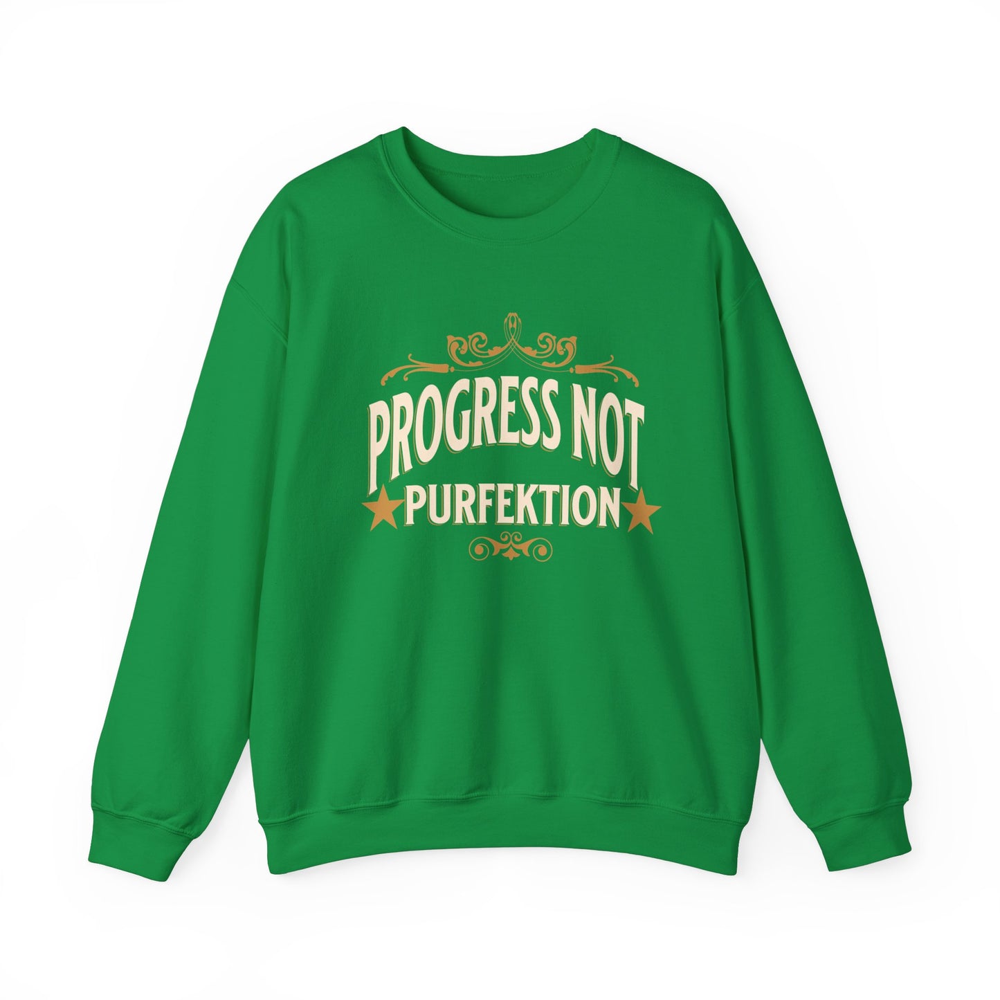 Progress Not Purfektion Fancy Unisex Heavy Blend™ Crewneck Sweatshirt