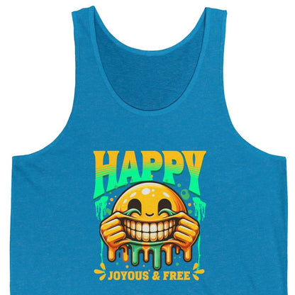 Happy Joyous and Free Unisex Jersey Tank