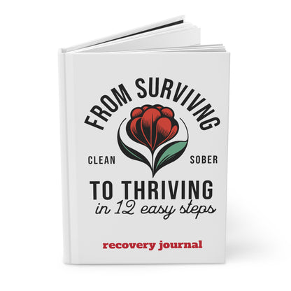 Surviving to Thriving Hardcover Journal Matte