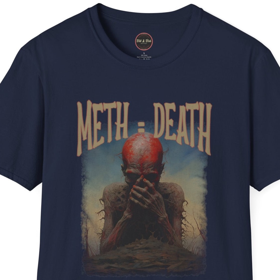 Meth = Death Unisex Softstyle T-Shirt