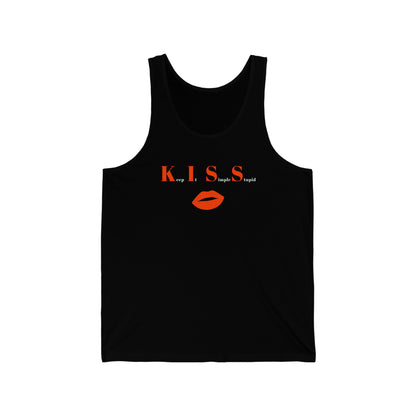 KISS Keep it Simple Stupid Unisex Jersey Tank