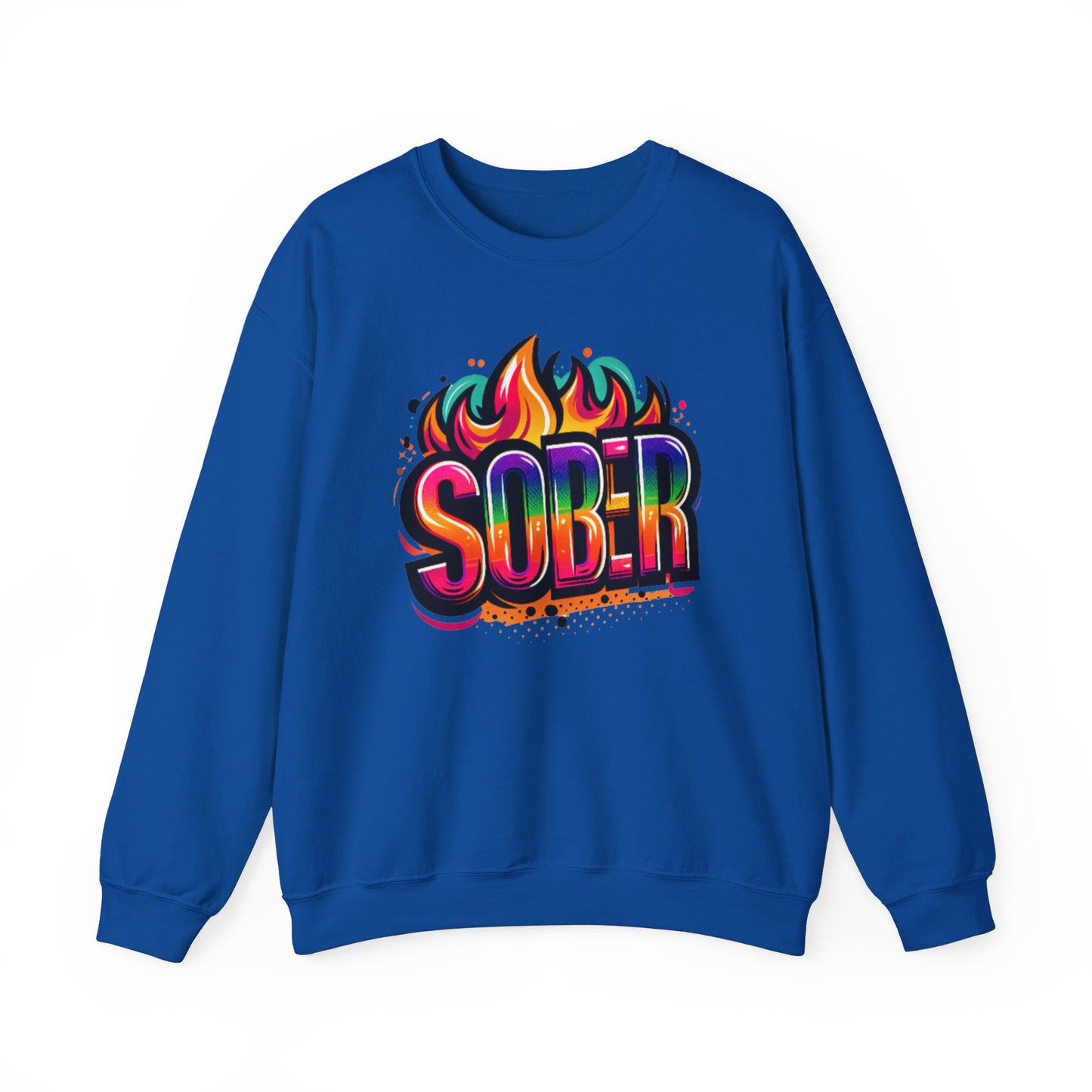 Sober Flames Unisex Heavy Blend™ Crewneck Sweatshirt