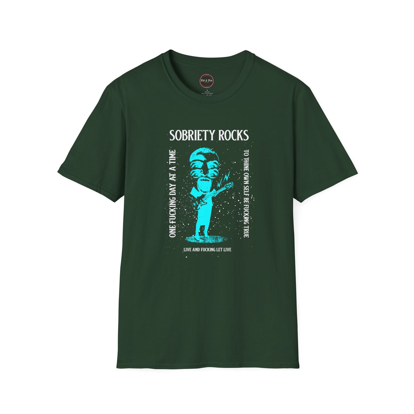 Sobriety Rocks Unisex Softstyle T-Shirt