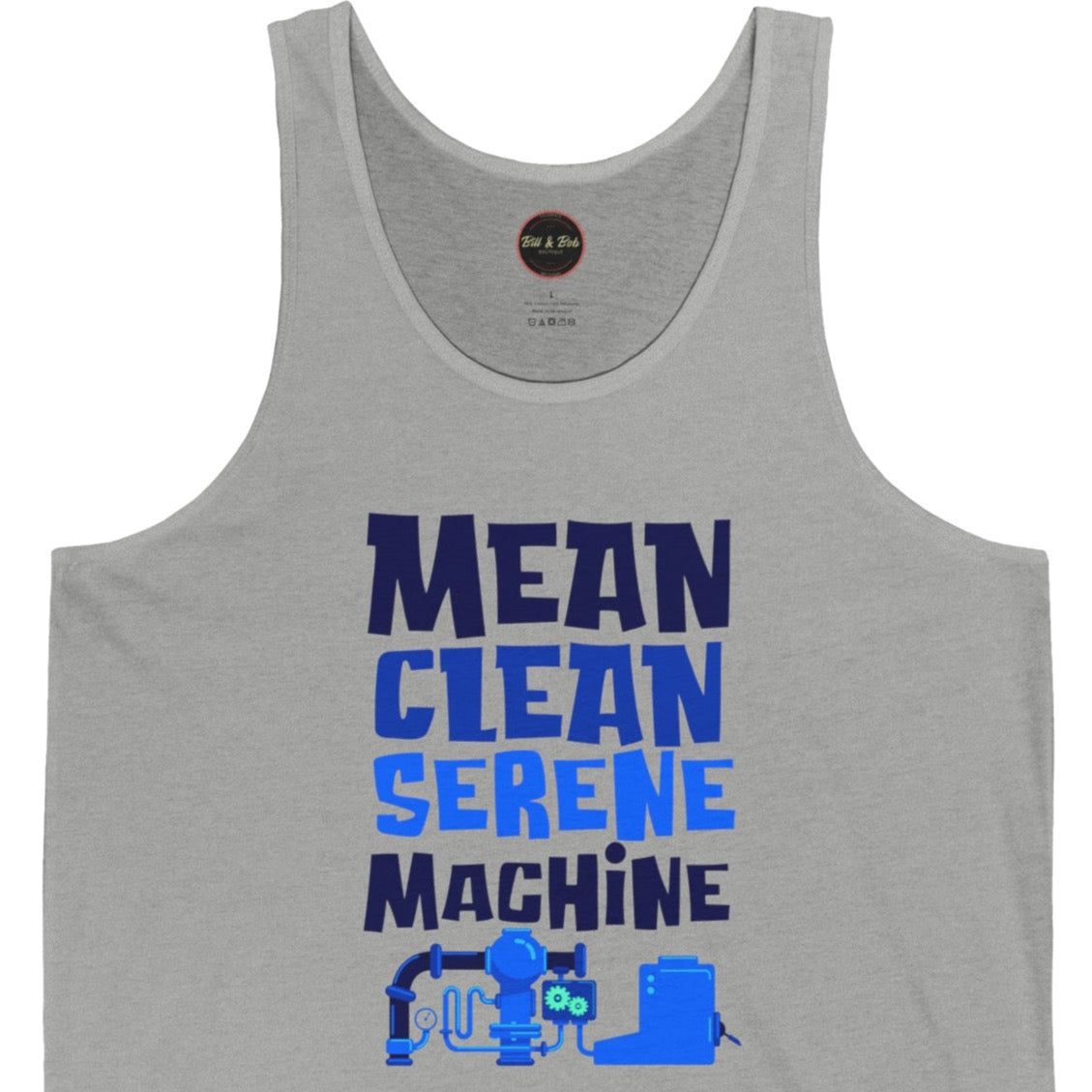 Mean Clean Serene Machine Unisex Jersey Tank