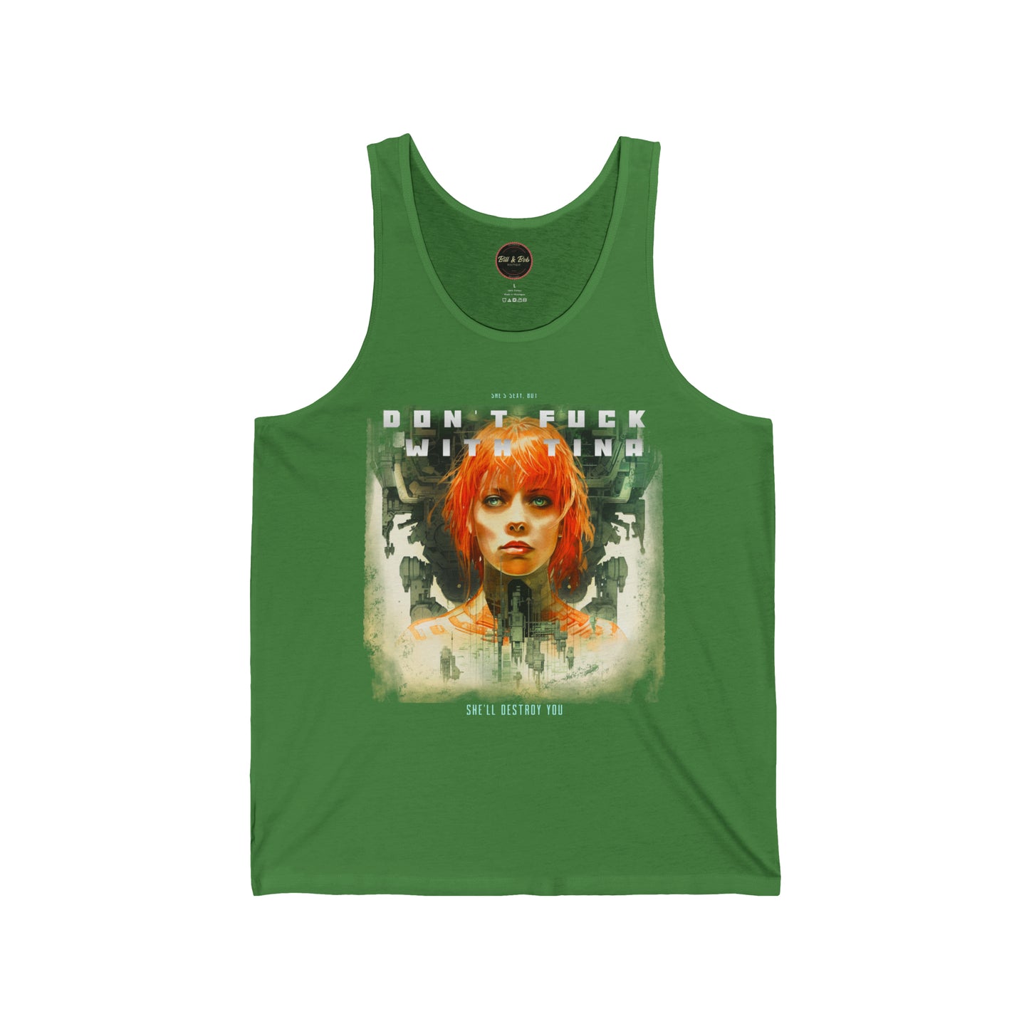 Don't F@ck with Tina Unisex Jersey Tank