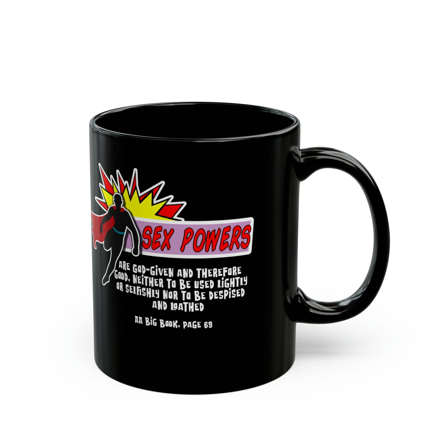 Sex Powers Black Mug (11oz, 15oz)