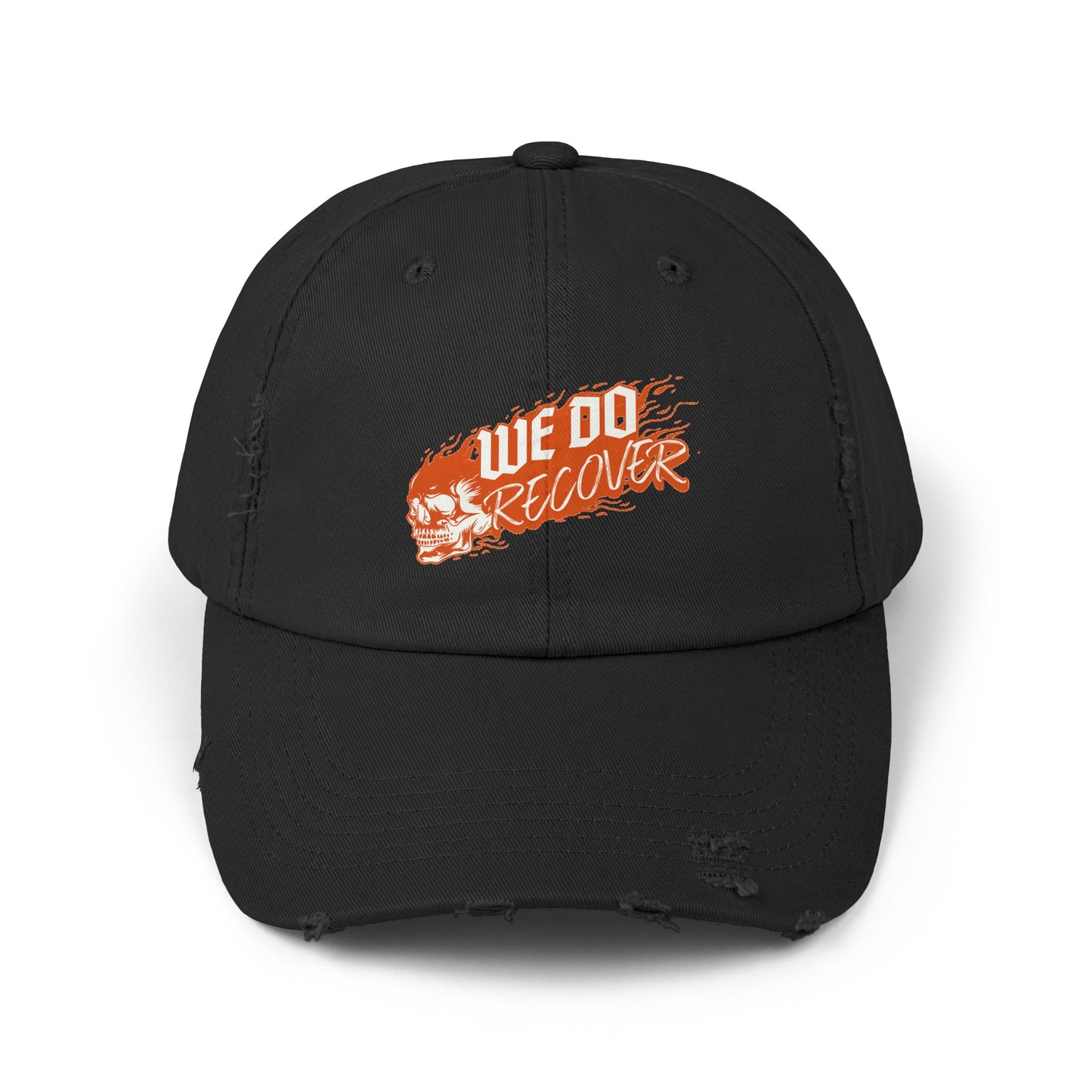We Do Recover Unisex Distressed Cap