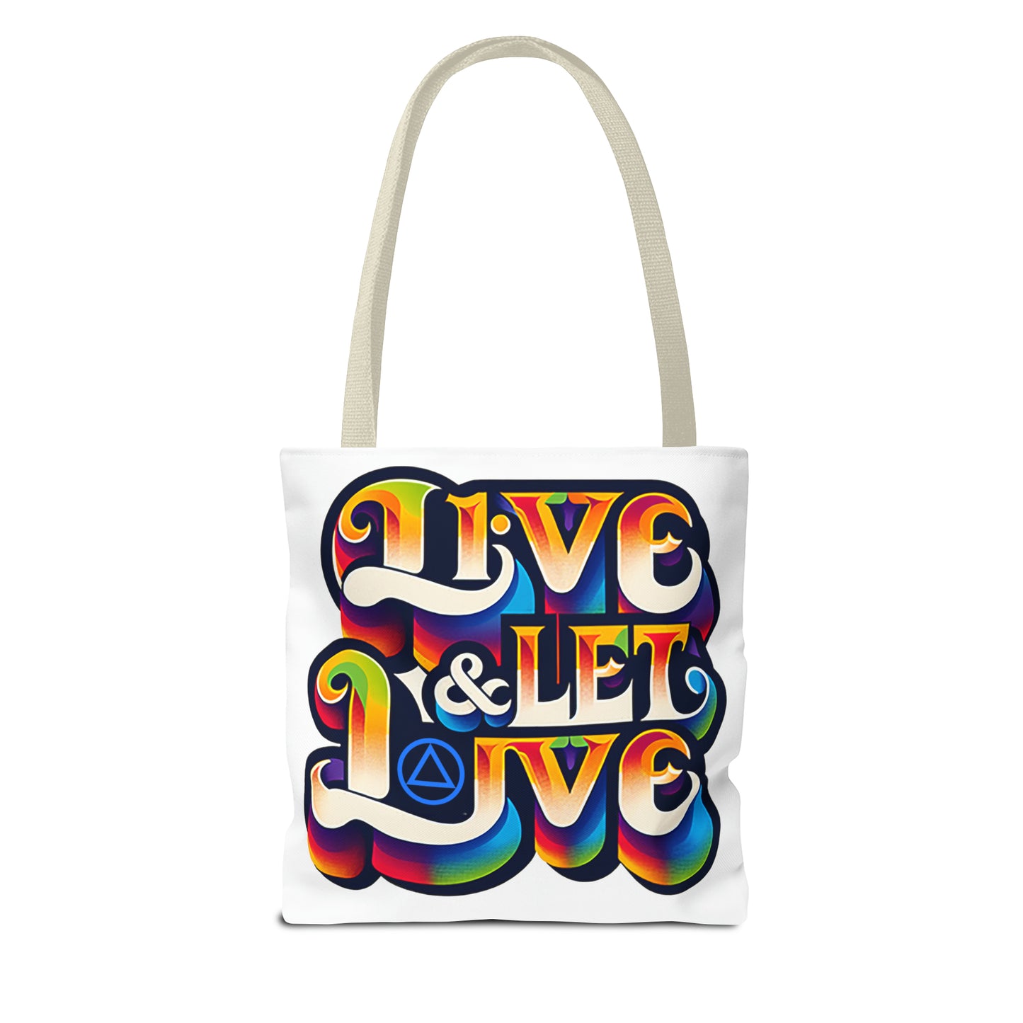 Live and Let Live Tote Bag (AOP)