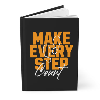 Make Every Step Count Hardcover Journal Matte