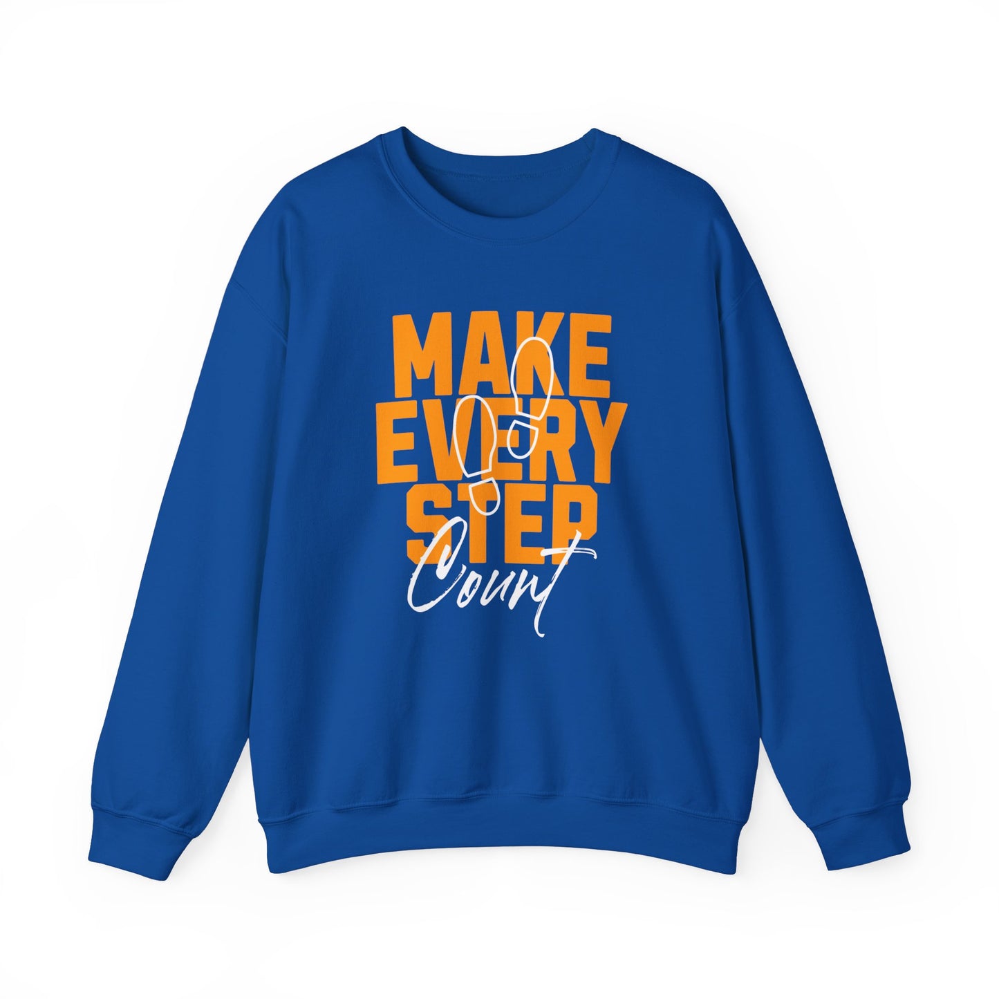 Make Every Step Count Unisex Heavy Blend™ Crewneck Sweatshirt