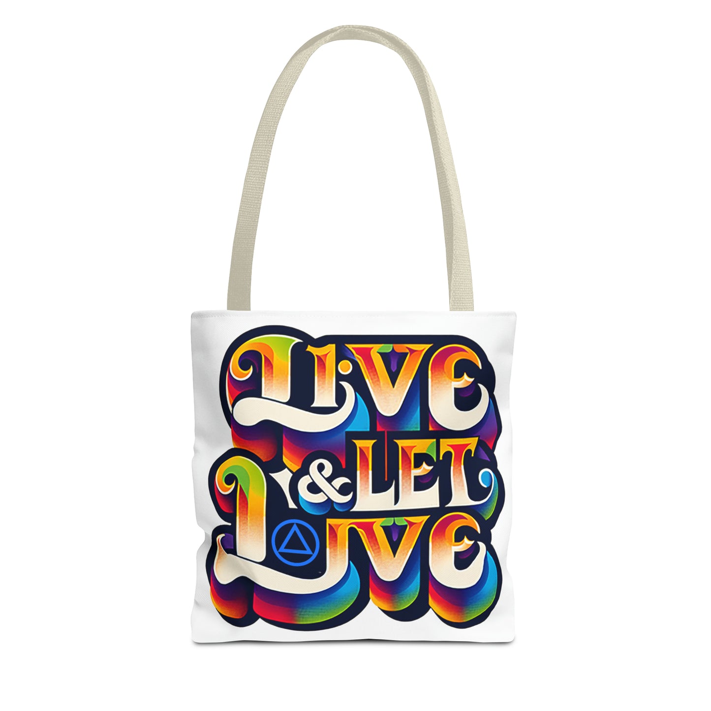 Live and Let Live Tote Bag (AOP)