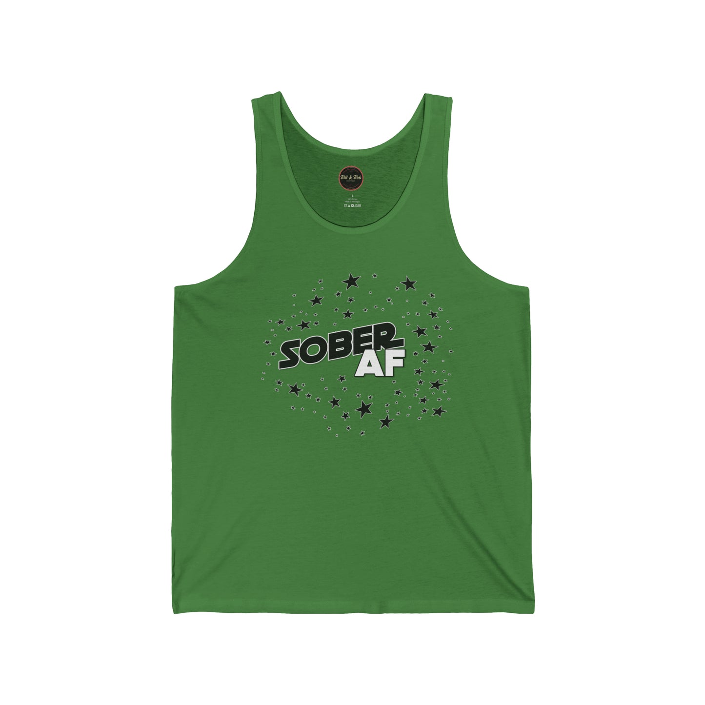 Sober AF Unisex Jersey Tank