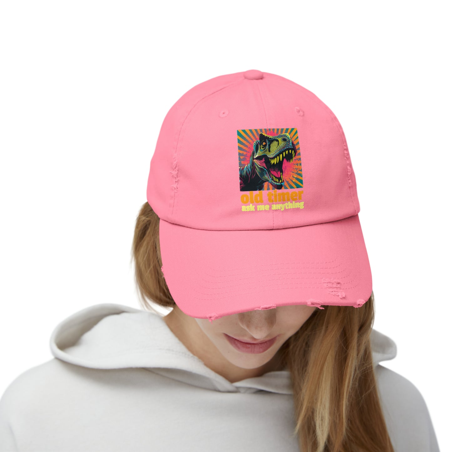 Old Timer Unisex Distressed Cap