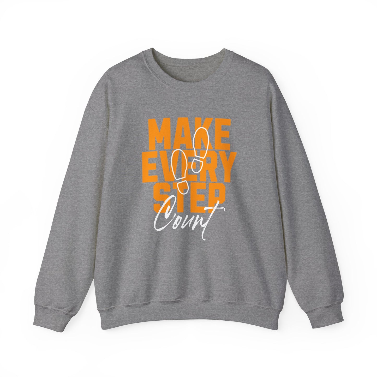 Make Every Step Count Unisex Heavy Blend™ Crewneck Sweatshirt