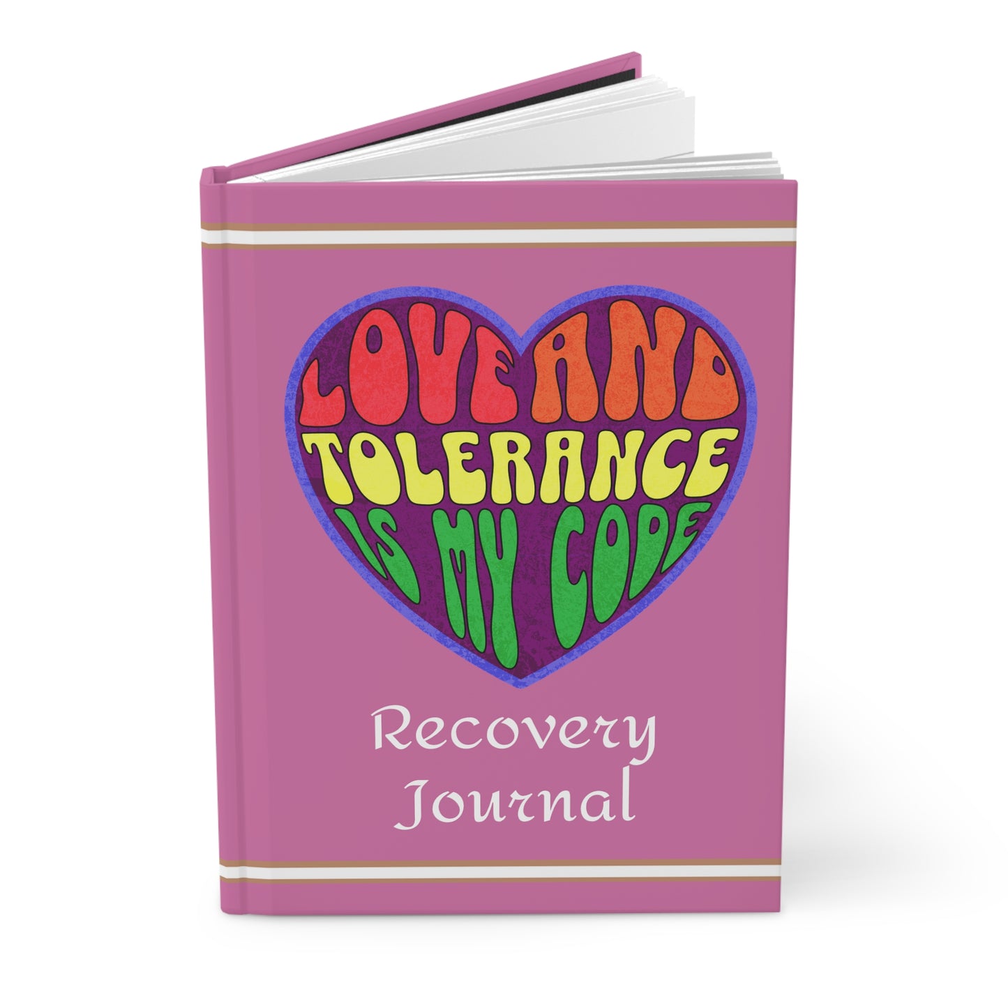 Love and Tolerance Hardcover Journal Matte