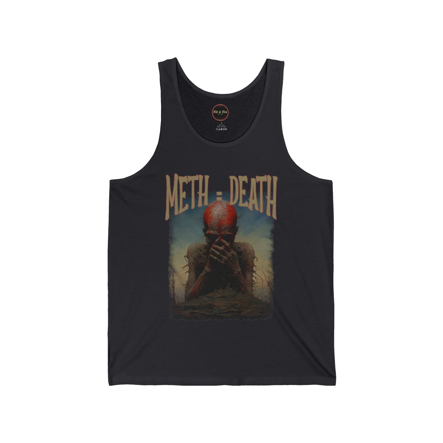 Meth = Death Unisex Jersey Tank