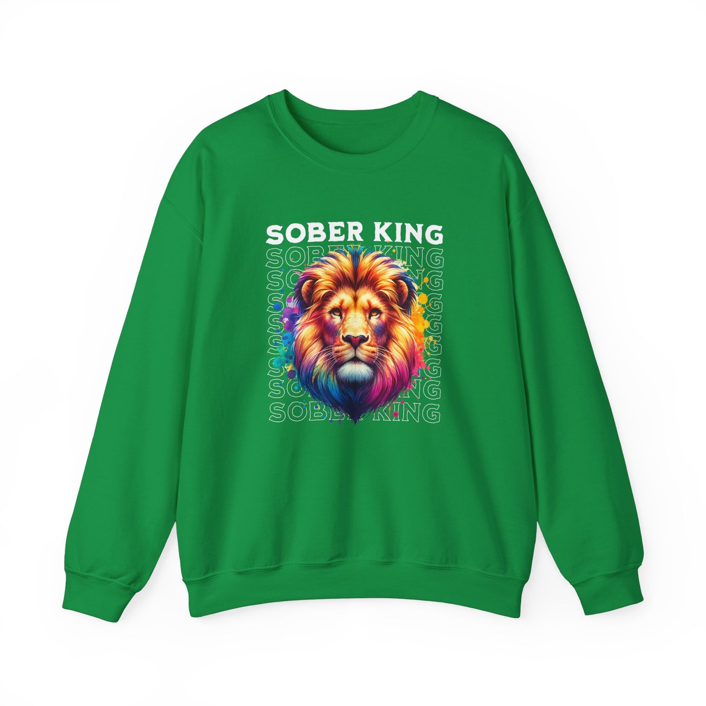 Sober King Unisex Heavy Blend™ Crewneck Sweatshirt