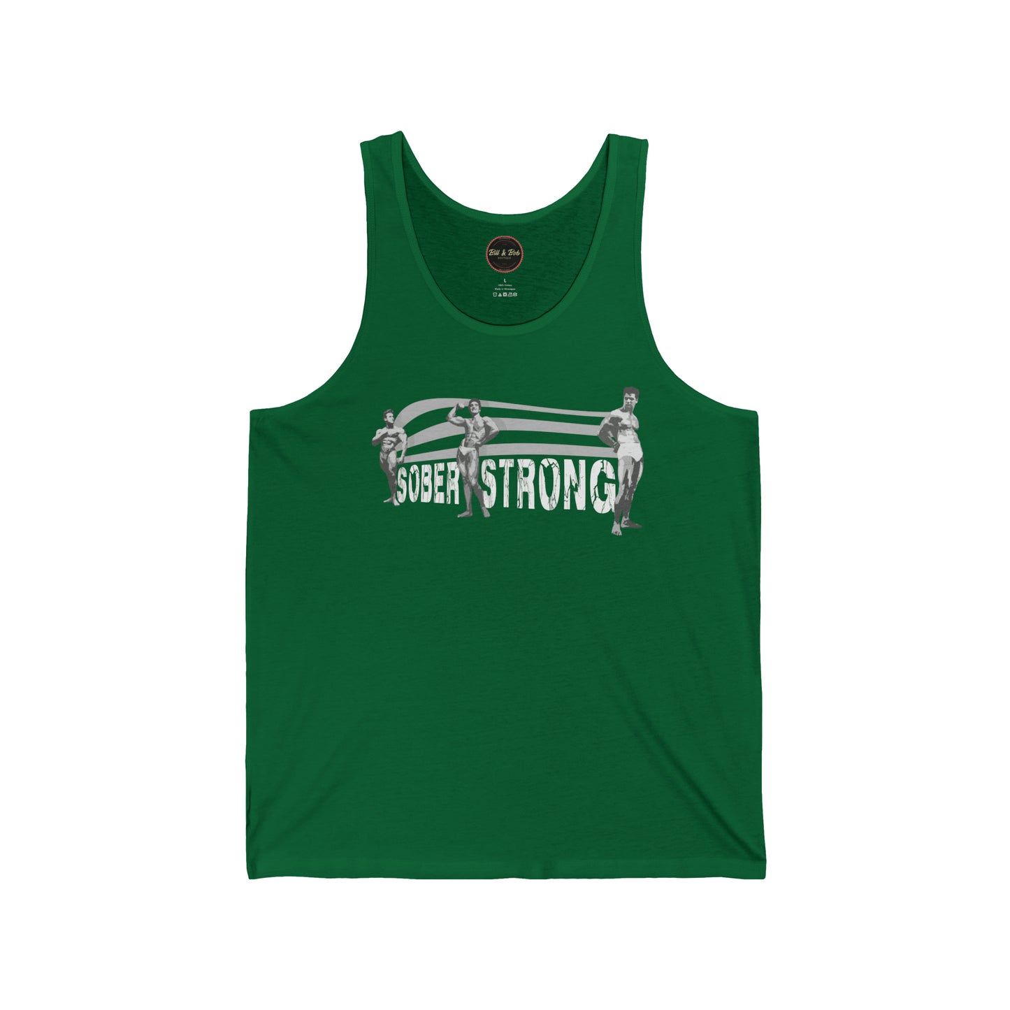 Sober Strong Unisex Jersey Tank