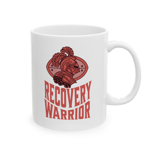 Recovery Warrior Ceramic Mug, (11oz)