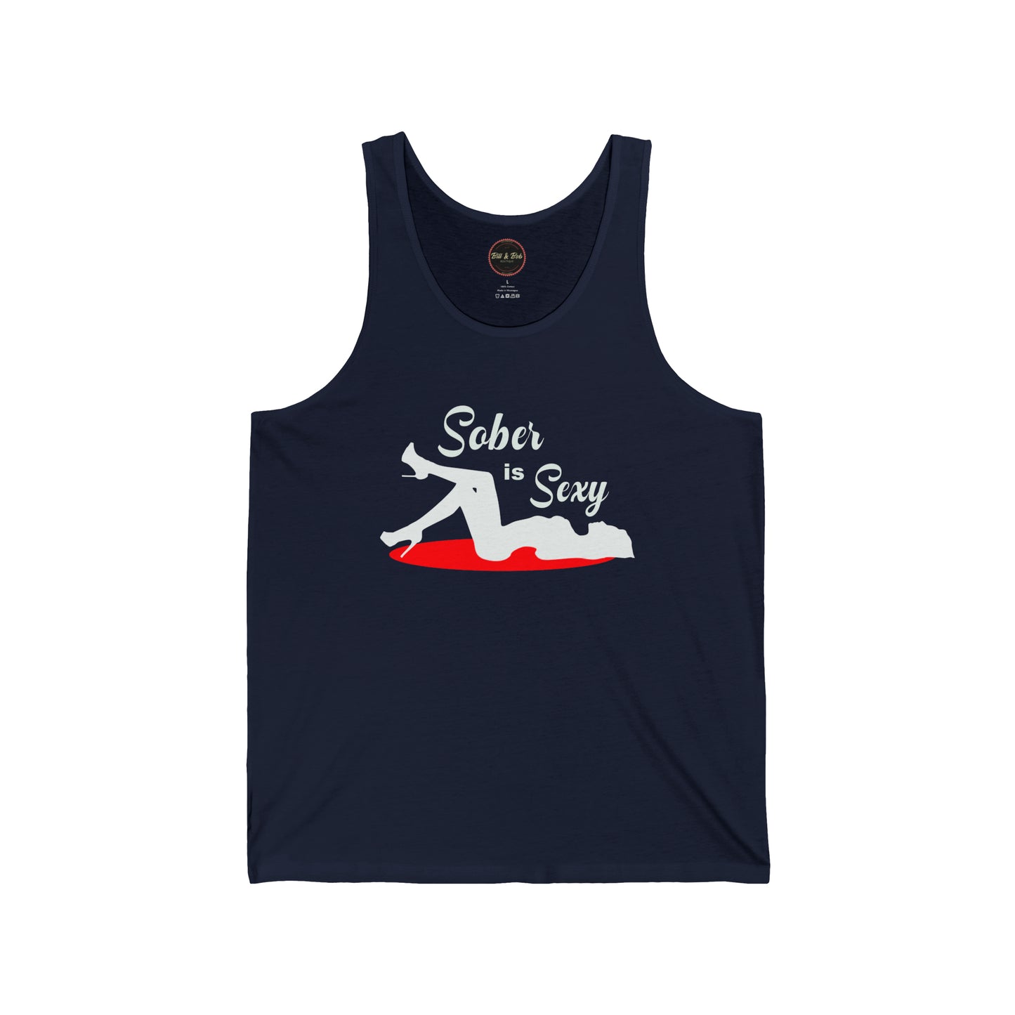 Sober is Sexy Unisex Jersey Tank