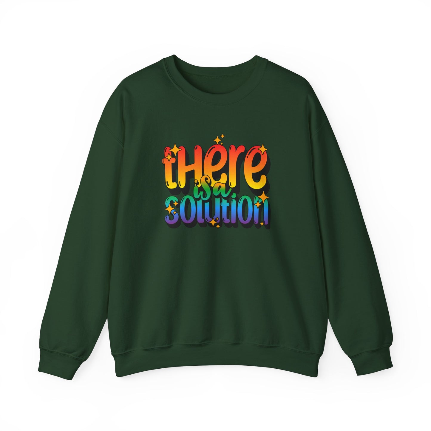 There is a Solution Unisex Heavy Blend™ Crewneck Sweatshirt