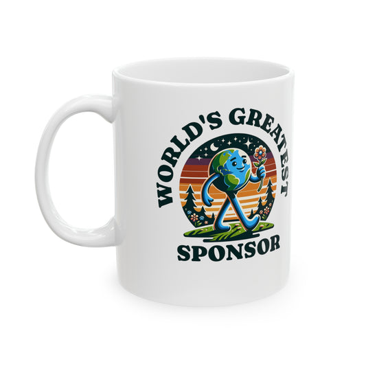 World's Greatest Sponsor Ceramic Mug, 11oz